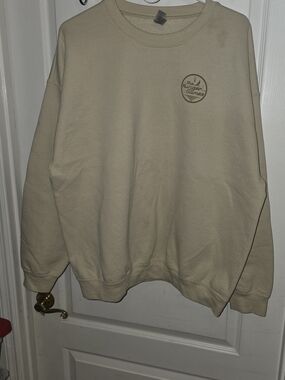 Men's THE HUNGER GAMES Cream Crewneck Sweatshirt